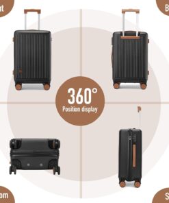 Alternative view of Carry-On Hard Shell Luggage with TSA Lock, Spinner Wheels and Lightweight Construction