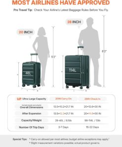 Alternative view of 28 Inch Expandable Top Opening Checked Luggage
