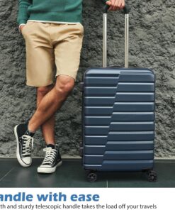 Alternative view of Carry-On Hard Shell Luggage with PC+ABS Construction, Spinner Wheels, TSA Lock and Telescoping Handle